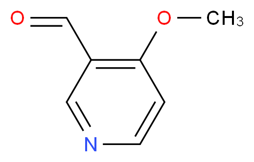 4-Methoxypyridine-3-carboxaldehyde_分子结构_CAS_82257-15-6)