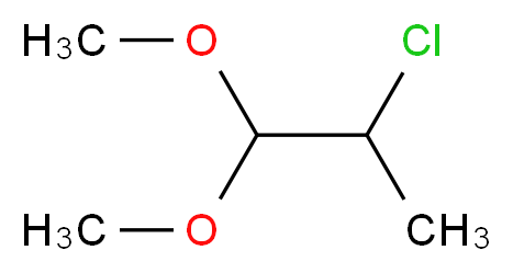 2-氯丙醛二甲基乙缩醛_分子结构_CAS_87894-32-4)