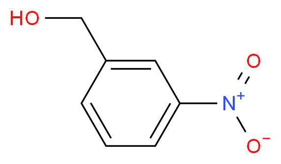 3-Nitrobenzyl alcohol_分子结构_CAS_619-25-0)