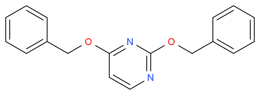 2,4-bis(benzyloxy)pyrimidine_分子结构_CAS_7306-79-8