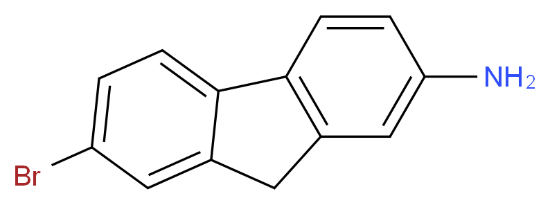 7-bromo-9H-fluoren-2-amine_分子结构_CAS_)