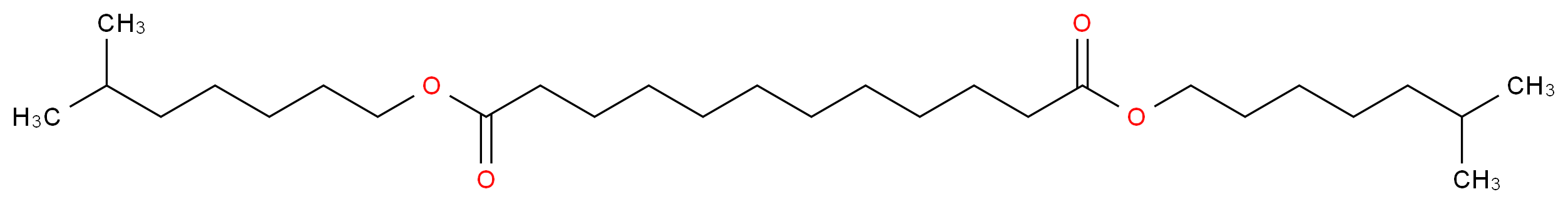 1,12-bis(6-methylheptyl) dodecanedioate_分子结构_CAS_85392-86-5