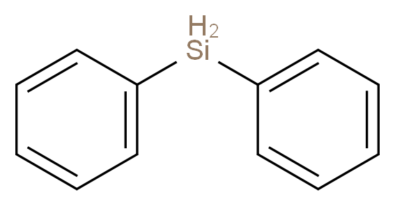 二苯基硅烷_分子结构_CAS_775-12-2)