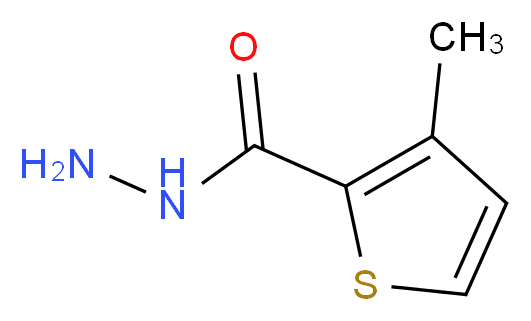 3-methylthiophene-2-carbohydrazide_分子结构_CAS_350997-56-7