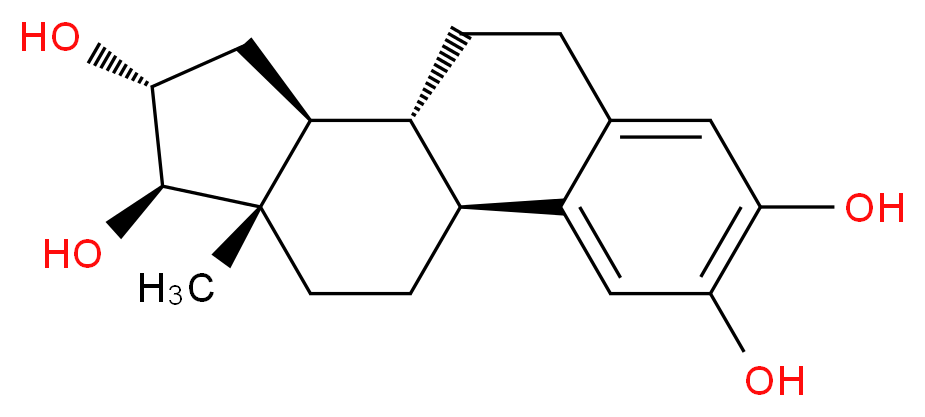 (1S,10R,11S,13R,14R,15S)-15-methyltetracyclo[8.7.0.0<sup>2</sup>,<sup>7</sup>.0<sup>1</sup><sup>1</sup>,<sup>1</sup><sup>5</sup>]heptadeca-2,4,6-triene-4,5,13,14-tetrol_分子结构_CAS_1232-80-0