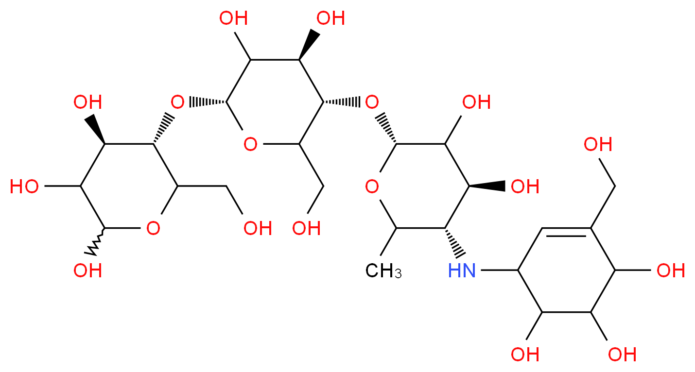 Acarbose_分子结构_CAS_56180-94-0)