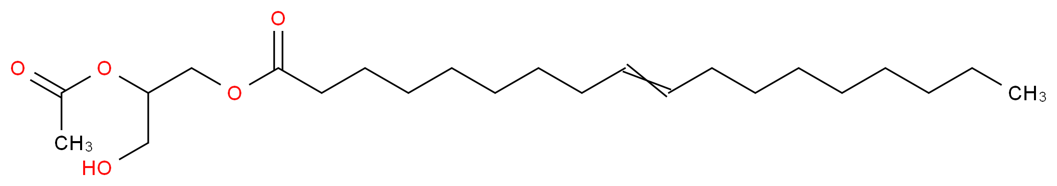 (±)-1-OLEOYL-2-ACETYLGLYCEROL_分子结构_CAS_92282-11-6)