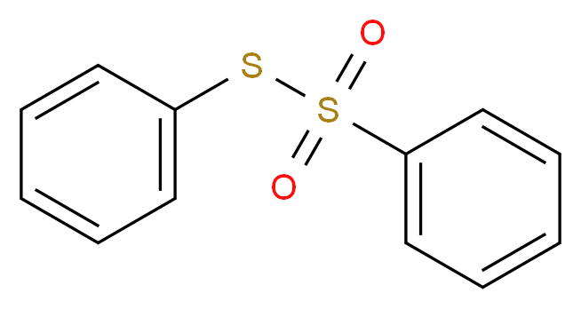 [(benzenesulfonyl)sulfanyl]benzene_分子结构_CAS_1212-08-4