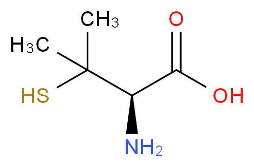 D-(-)-Penicillamine_分子结构_CAS_52-67-5)