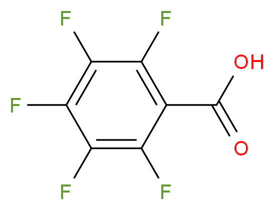 Pentafluorobenzoic acid 99%_分子结构_CAS_602-94-8)