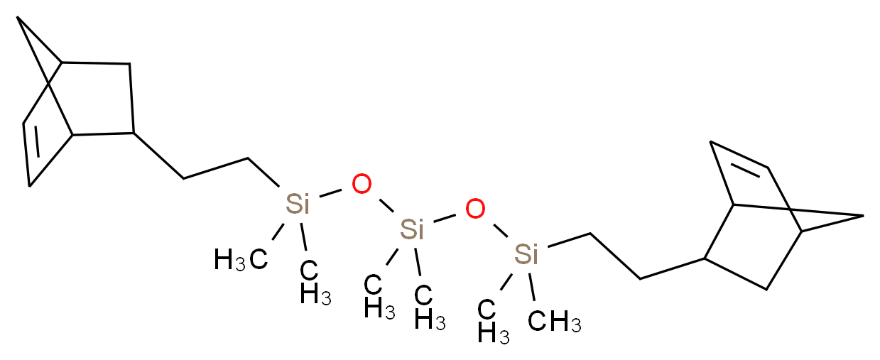 1,9-bis({bicyclo[2.2.1]hept-5-en-2-yl})-3,3,5,5,7,7-hexamethyl-4,6-dioxa-3,5,7-trisilanonane_分子结构_CAS_307496-39-5