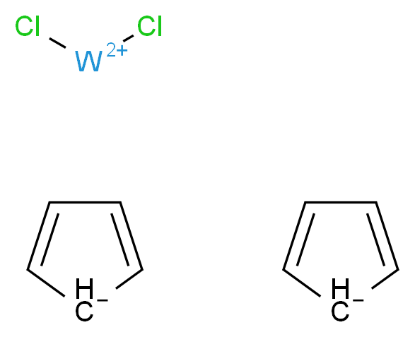 双(环戊二烯)二氯化钨(IV)_分子结构_CAS_12184-26-8)