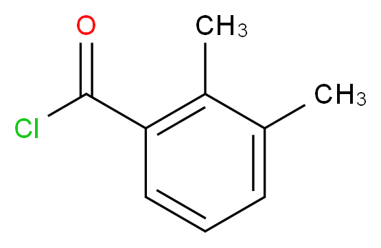 2,3-Dimethylbenzene-1-carbonyl chloride_分子结构_CAS_21900-46-9)