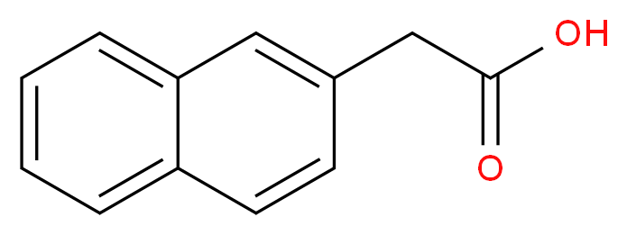 &beta;-NAPHTHALENEACETIC ACID_分子结构_CAS_581-96-4)