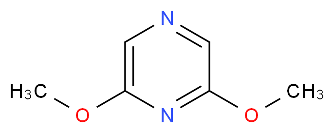 2,6-dimethoxypyrazine_分子结构_CAS_4774-15-6