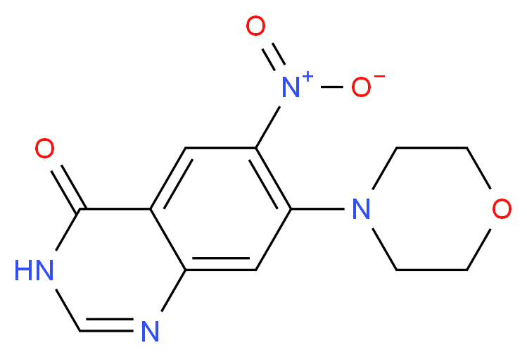 7-morpholin-4-yl-6-nitroquinazolin-4(3H)-one_分子结构_CAS_66234-47-7)