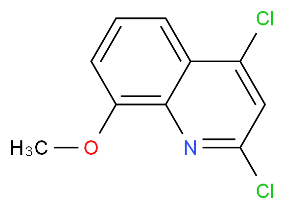 2,4-Dichloro-8-methoxyquinoline_分子结构_CAS_32608-29-0)