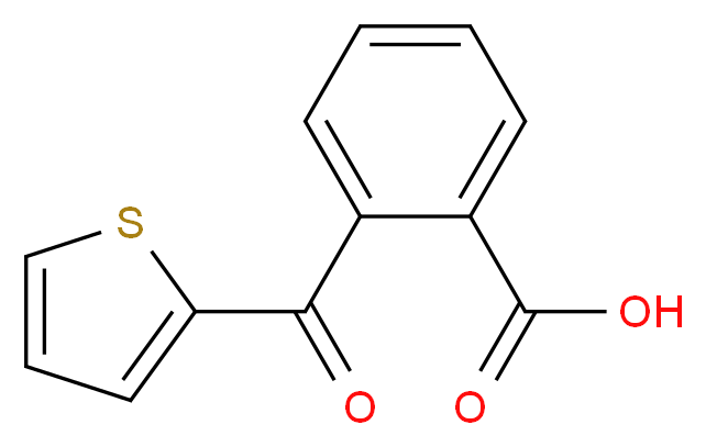 2-(thien-2-ylcarbonyl)benzoic acid_分子结构_CAS_46496-80-4)