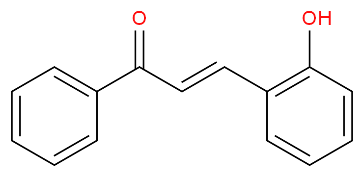 (2E)-3-(2-hydroxyphenyl)-1-phenylprop-2-en-1-one_分子结构_CAS_644-78-0