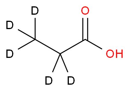 (<sup>2</sup>H<sub>5</sub>)propanoic acid_分子结构_CAS_60153-92-6
