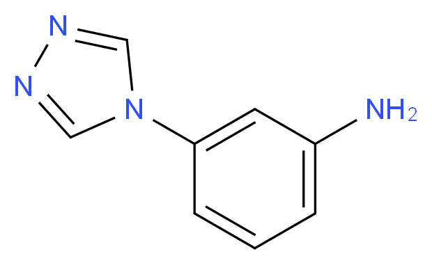 3-(4H-1,2,4-triazol-4-yl)aniline_分子结构_CAS_)