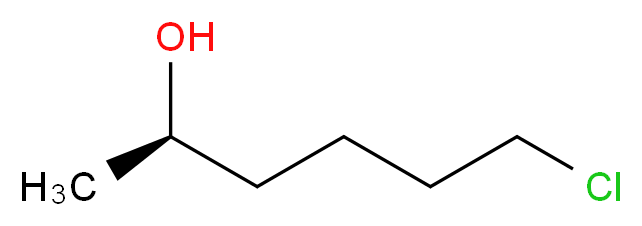 (R)-6-氯-2-己醇_分子结构_CAS_154885-33-3)