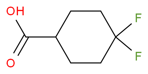 4,4-Difluorocyclohexane-1-carboxylic acid_分子结构_CAS_)