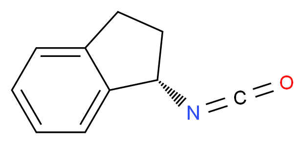 (S)-(+)-1-茚满基异氰酸酯_分子结构_CAS_745783-81-7)