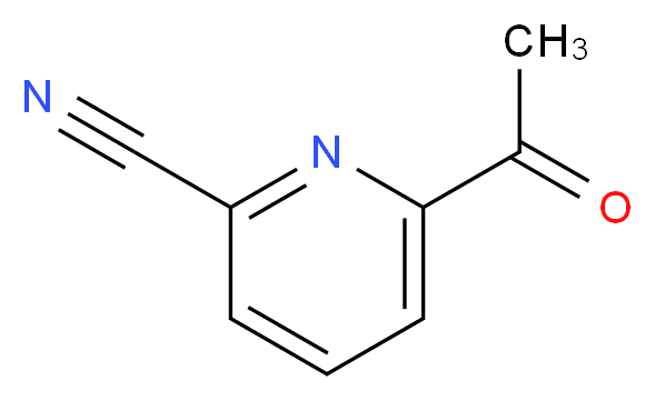 6-acetylpyridine-2-carbonitrile_分子结构_CAS_159307-02-5