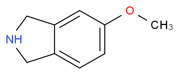 5-Methoxyisoindoline_分子结构_CAS_127168-88-1)