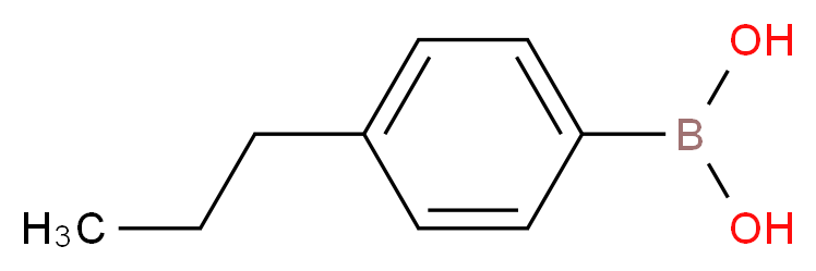 4-Propylphenylboronic acid_分子结构_CAS_134150-1-9)