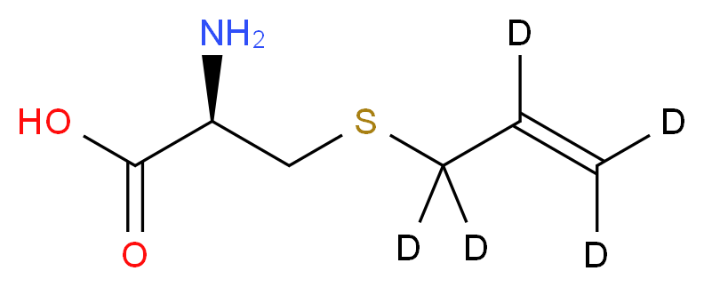 S-烯丙基-d5-L-半胱氨酸_分子结构_CAS_1217444-21-7)