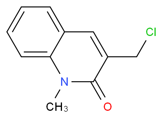 3-Chloromethyl-1-methylquinolin-2(1H)-one_分子结构_CAS_879566-77-5)