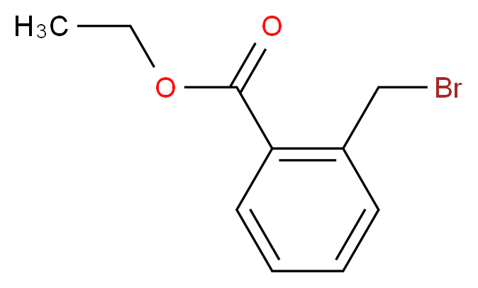 ethyl 2-(bromomethyl)benzoate_分子结构_CAS_7115-91-5