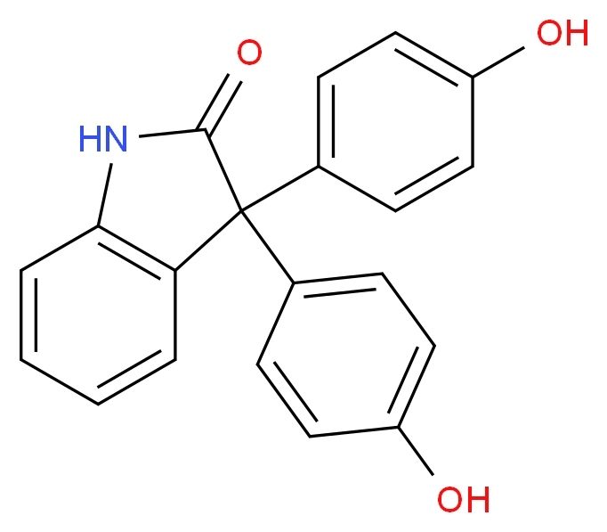 Oxyphenisatine_分子结构_CAS_125-13-3)