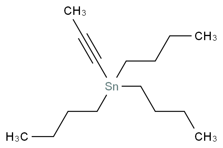 tributyl(prop-1-yn-1-yl)stannane_分子结构_CAS_64099-82-7