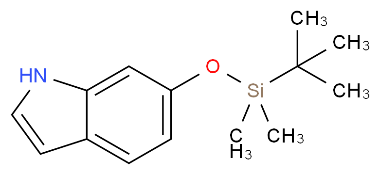 6-[(tert-butyldimethylsilyl)oxy]-1H-indole_分子结构_CAS_106792-41-0