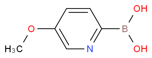 5-METHOXYPYRIDINE-2-BORONIC ACID_分子结构_CAS_1142944-78-2)