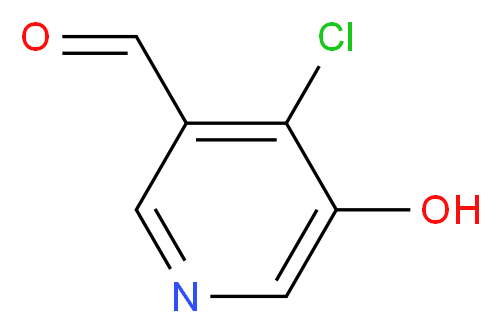 4-chloro-5-hydroxynicotinaldehyde_分子结构_CAS_1060804-55-8)