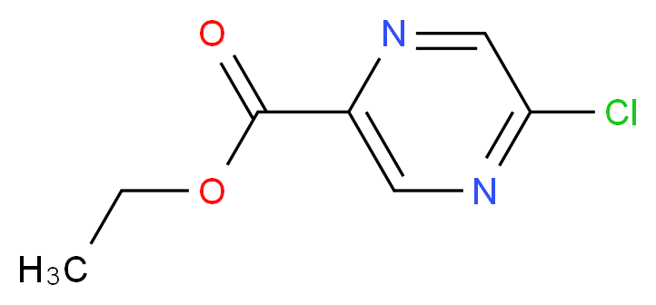 Ethyl 5-chloropyrazine-2-carboxylate_分子结构_CAS_54013-04-6)