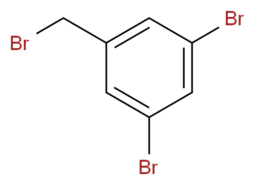 3,5-二溴苄基溴_分子结构_CAS_56908-88-4)