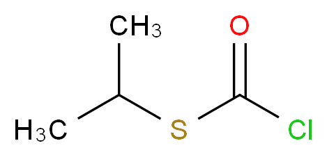 chloro(propan-2-ylsulfanyl)methanone_分子结构_CAS_13889-93-5