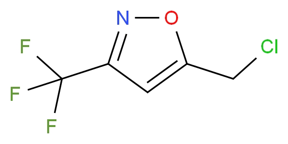 5-(chloromethyl)-3-(trifluoromethyl)isoxazole_分子结构_CAS_126572-12-1)