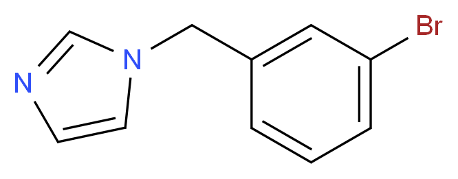 1-(3-Bromobenzyl)-1H-imidazole 97%_分子结构_CAS_72459-47-3)