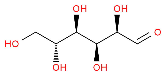 D-(+)-DEXTROSE ANHYDROUS_分子结构_CAS_50-99-7)