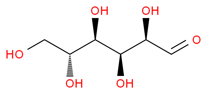 DEXTROSE ANHYDROUS USP GRADE_分子结构_CAS_50-99-7)