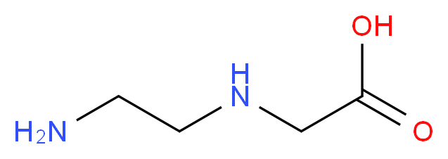 2-[(2-aminoethyl)amino]acetic acid_分子结构_CAS_24123-14-6