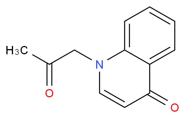 1-(2-oxopropyl)quinolin-4(1H)-one_分子结构_CAS_)
