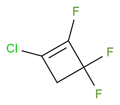 1-氯-2,3,3-三氟环丁烯_分子结构_CAS_694-62-2)