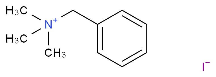 N,N,N-trimethyl-1-phenylmethanaminium iodide_分子结构_CAS_4525-46-6)